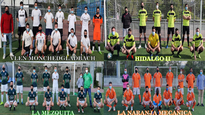 EQUIPOS TORNEO EL REGRESO; ALCALA SABADO TARDE